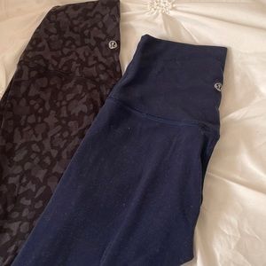 Lululemon leopard aligns